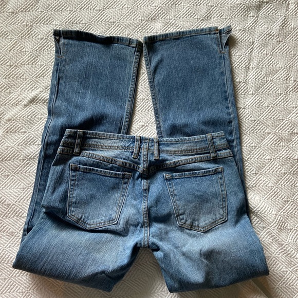 Brandy Melville low rise flares y2k trendy 90s baby split hem - Picture 5 of 7